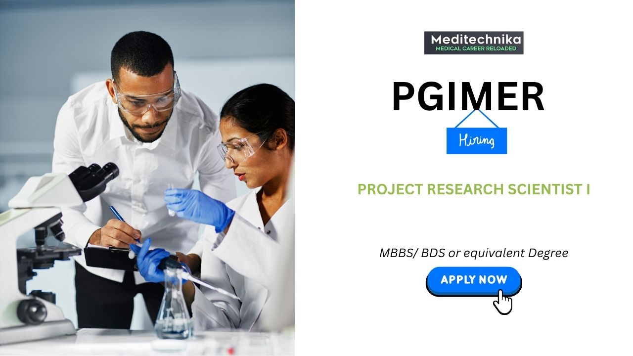Research Scientist Jobs- Explore PGIMER Careers & Apply Now Research Scientist Jobs- Explore PGIMER Careers & Apply Now