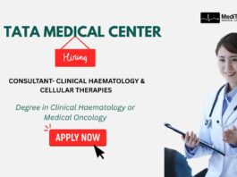 TATA Medical Center Careers Apply Now for Consultant Position