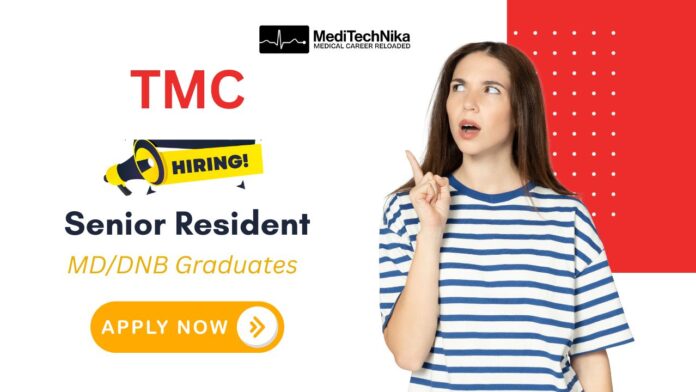 Senior Resident Vacancy at TMC-ACTREC | Apply Now
