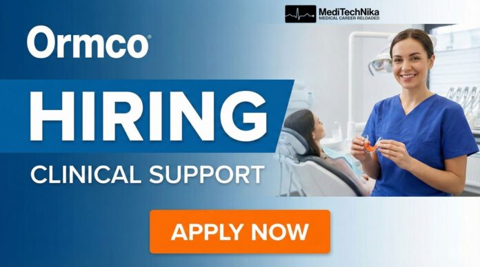 Dental Job at Ormco | Clinical Support Role in Ahmedabad. Apply Now!