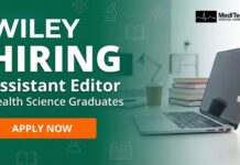 Editor Job Opportunity in Health Science at Wiley, Noida Editor Job Opportunity in Health Science at Wiley, Noida. Health Science Graduates can apply.