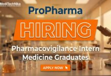 Intern Job Opportunity in Pharmacovigilance at ProPharma, Hyderabad Intern Job Opportunity in Pharmacovigilance at ProPharma. Apply Now!
