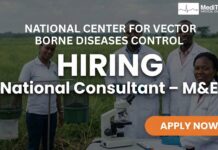 MBBS Job Opportunity at NCVBDC Delhi | National Consultant M&E MBBS Job Opportunity at NCVBDC Delhi | National Consultant M&E. Apply Now!