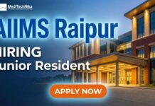 Junior Resident Job at AIIMS Raipur 2025 โ 51 Posts Available for MBBS Candidates, Apply Now Junior Resident Job at AIIMS Raipur 2025 โ MBBS Government Residency. Apply Now!