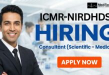 ICMR BDS Job Opportunity: Medical Role at ICMR-NIRDHDS ICMR BDS Job Opportunity: Medical Role at ICMR-NIRDHDS. Apply Now!