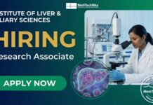 Research Associate Job at Govt Institute of Liver & Biliary Sciences (ILBS), Delhi – MD/MS/MDS Apply Research Associate Job at Institute of Liver & Biliary Sciences (ILBS), Delhi. Apply Now!