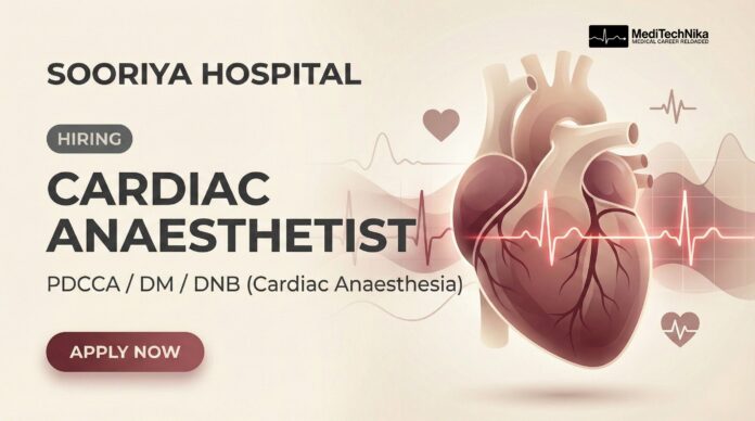 Anaesthetist Job at Sooriya Hospitals - Apply Now