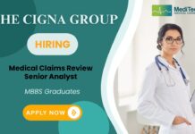 Medical Advisor Job at Cigna Healthcare – Apply for a Senior Analyst Role Medical Advisor Job at Cigna Healthcare – Apply for a Senior Analyst Role. Ideal for MBBS Graduates.