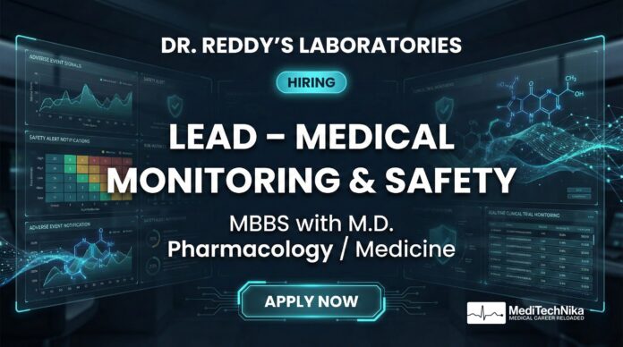 Dr Reddy's Laboratories Careers Apply Now for Medical Advisor Job
