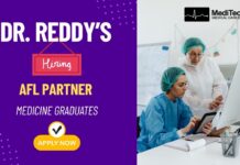 Build Your Career at Dr. Reddy’s Lab – Apply for the AFL Partner Role Dr Reddy's Lab is hiring! AFL Partner job vacancy and Medicine Graduates can apply