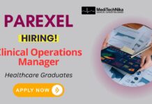 Healthcare Job Opportunity: Clinical Operations Manager at Parexel Careers Healthcare Job: Clinical Operations Manager at Parexel