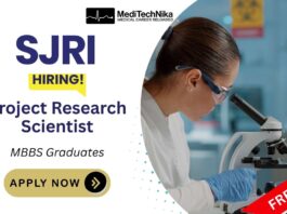 MBBS Job at SJRI - Project Research Scientist(Medical)