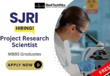 Freshers MBBS Job Alert: Apply for Project Research Scientist(Medical) at SJRI With Rs. 87,100 pm Pay MBBS Job at SJRI - Project Research Scientist(Medical)