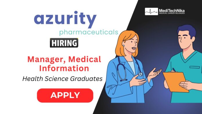 Medical Affairs Job at Azurity Pharmaceuticals in Hyderabad