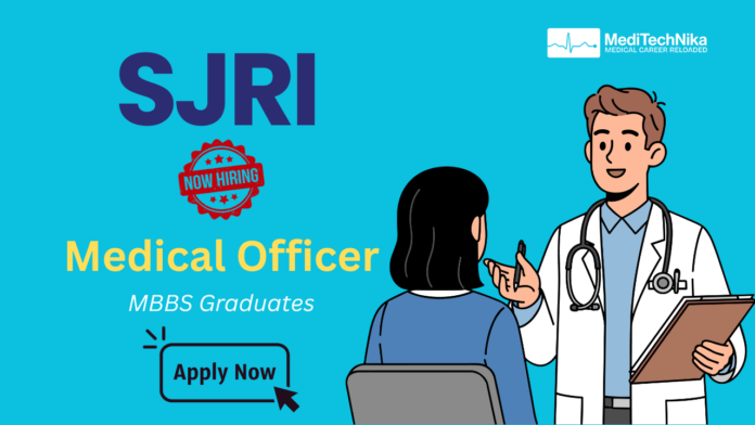 Medical Officer Job at SJRI in Bangalore | Apply Now