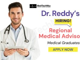 Medical Advisor Job at Dr. Reddy’s | Medical Graduates Apply Now