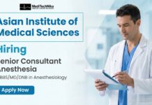 Anesthesiology Jobs at Asian Institute of Medical Sciences-Apply Now Medical Science Jobs at Asian Institute-Apply Now