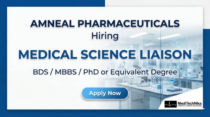 Medical Science Liaison Job at Amneal Pharmaceuticals - Apply Now