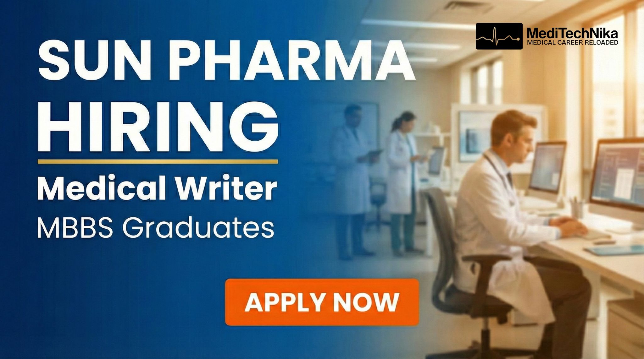 Medical Writing Job at Sun Pharma Medical Writing Job at Sun Pharma. MBBS Graduates can apply.