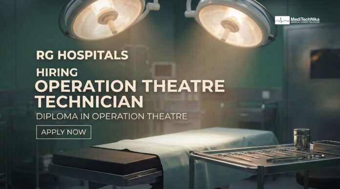 OT Technician Job at RG Hospital - Apply Now