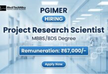 Explore PGIMER Careers & Apply now for Project Research Scientist Role PGIMER Careers Apply Now for Project Research Scientist Position