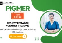 PGIMER Careers: Apply Now for Project Research Scientist (Medical) PIGMER Careers: PIGMER hiring Project Research Scientist.