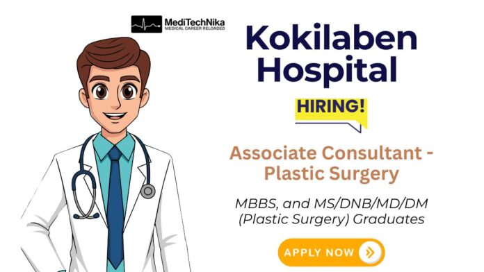 Associate Consultant Job at Kokilaben Hospital in Mumbai | Apply Now