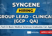 Clinical Job Opportunity at Syngene in Bangalore Clinical Job at Syngene in Bangalore