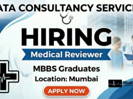 TCS is hiring for Medical Reviewer Role!! MBBS Graduates can apply.