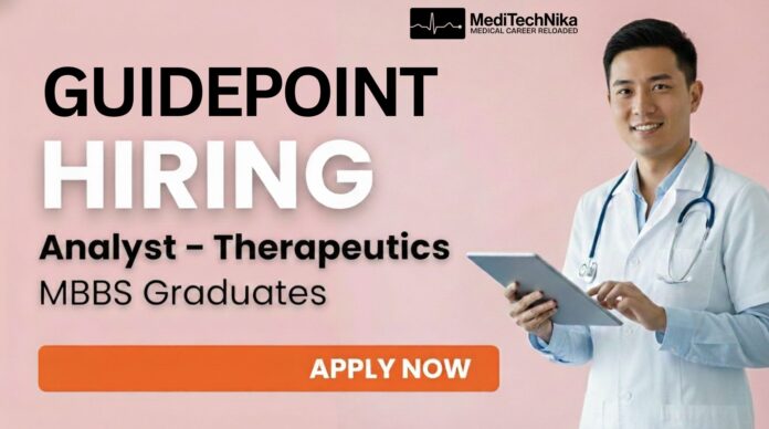 Inside Guidepoint: Analyst – Therapeutics Role Driving Healthcare Insights. Apply Now!
