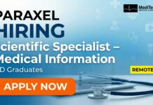 Remote Job Opportunity: Scientific Specialist – Medical Information at Parexel Remote Job Opportunity: Scientific Specialist – Medical Information at Parexel. MD Graduates can apply!