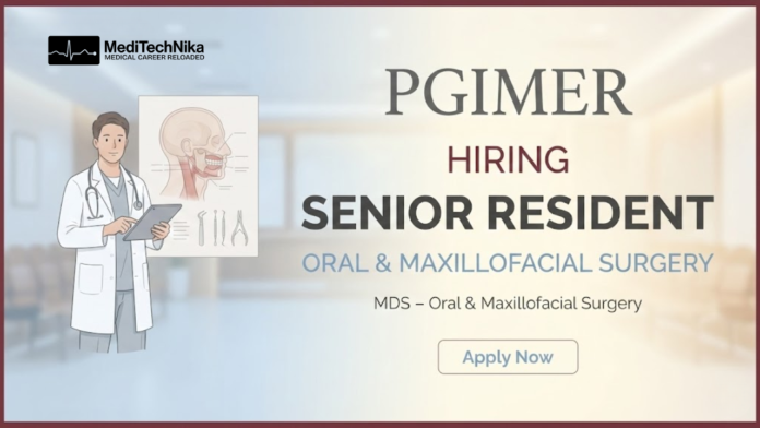PGIMER Careers: Apply Now for Senior Resident Role