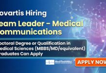 Medical Communication Job at Novartis in Hyderabad – Step Into a Leadership Role Medical Communication Job at Novartis in Hyderabadย