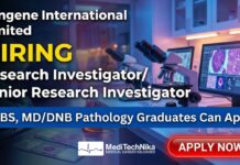 Research Job Opportunity for MBBS, MD/DNB at Syngene International in Bangalore Research Job at Syngene International in Bangalore