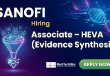 Medical Job Opportunity at Sanofi in Hyderabad: : Associate – HEVA (Evidence Synthesis) Medical Job at Sanofi in Hyderabad | Associate HEVA Role