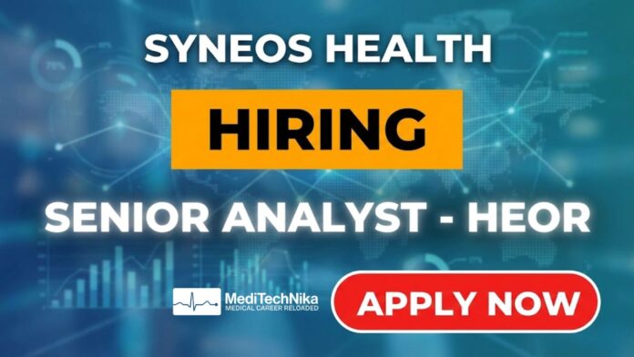 Analyst Job at Syneos Health | Remote Role in India