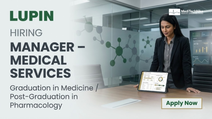 Lupin Careers: Apply Now for the Manager-Medical Services Role