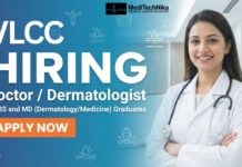 Top MBBS Job Opportunity at VLCC Chandigarh for Doctors & Dermatologists Top MBBS Job Opportunity at VLCC Chandigarh for Doctors & Dermatologists. Apply Now!