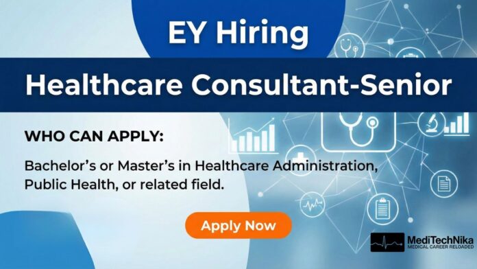 Healthcare Consultant Job at EY | Explore EY Careers