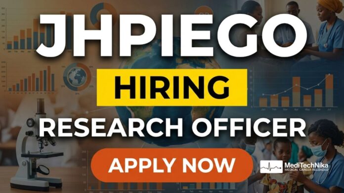 Healthcare Job at Jhpiego | Research Officer Role in Delhi