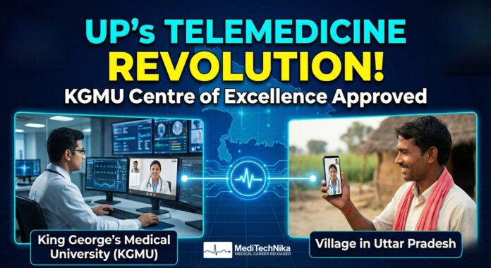 Uttar Pradesh Approves Telemedicine Centre of Excellence at KGMU to Strengthen eSanjeevani Services. Read about it now!