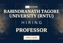 Professor Job at Rabindranath Tagore University – Apply Now Professor Job at Rabindranath Tagore University - Apply Now