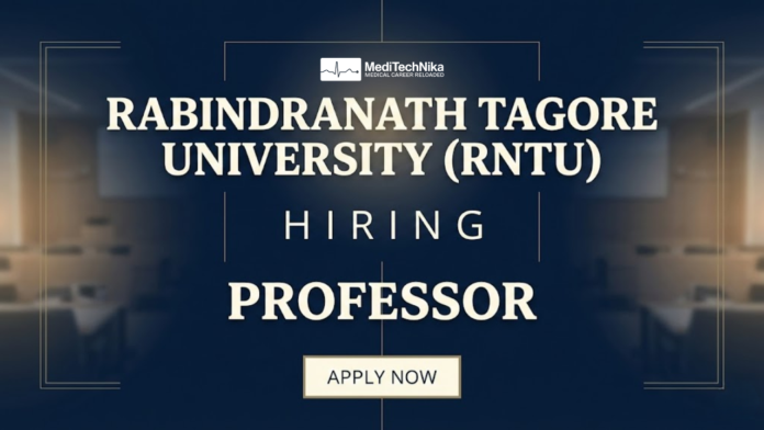 Professor Job at Rabindranath Tagore University - Apply Now