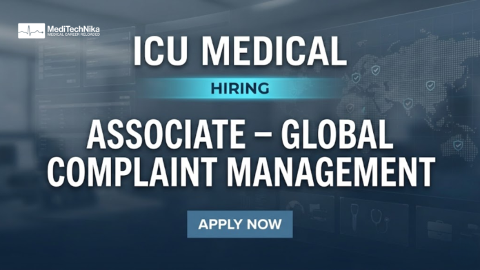 Medical Jobs at ICU Medical - Apply Now for an Associate Position