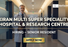 Senior Resident Job at Kiran Multi Super Speciality Hospital – Apply Now Medical Job at Kiran Hospital - Apply Now