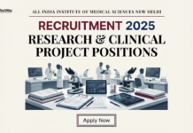 AIIMS Careers: AIIMS New Delhi Recruitment – Research & Clinical Project Positions AIIMS Careers: AIIMS New Delhi Recruitment – Research & Clinical Project Positions