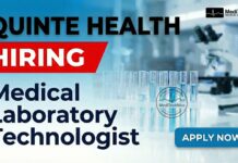 MLT Job Opening at Quinte Health – Medical Lab Technologist Role MLT Job Opening at Quinte Health – Medical Lab Technologist Role. Apply Now!