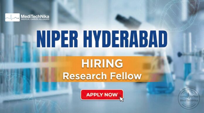 Research Job Opening at NIPER Hyderabad – ICMR Project. Apply Now!