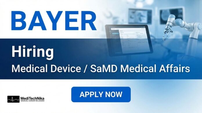 MD Job Opportunity at Bayer: Medical Device & SaMD Leadership Role
