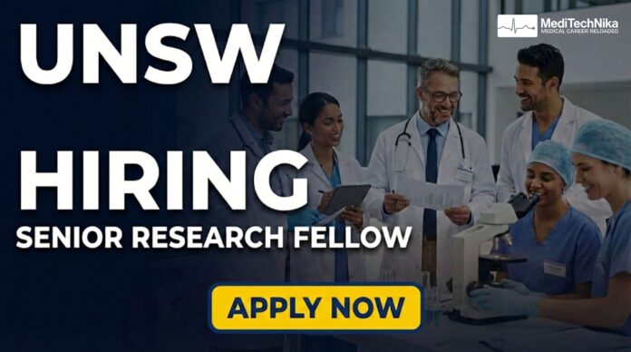 High-Impact Medicine Job at UNSW | Senior Research Fellow Role. Apply Now!